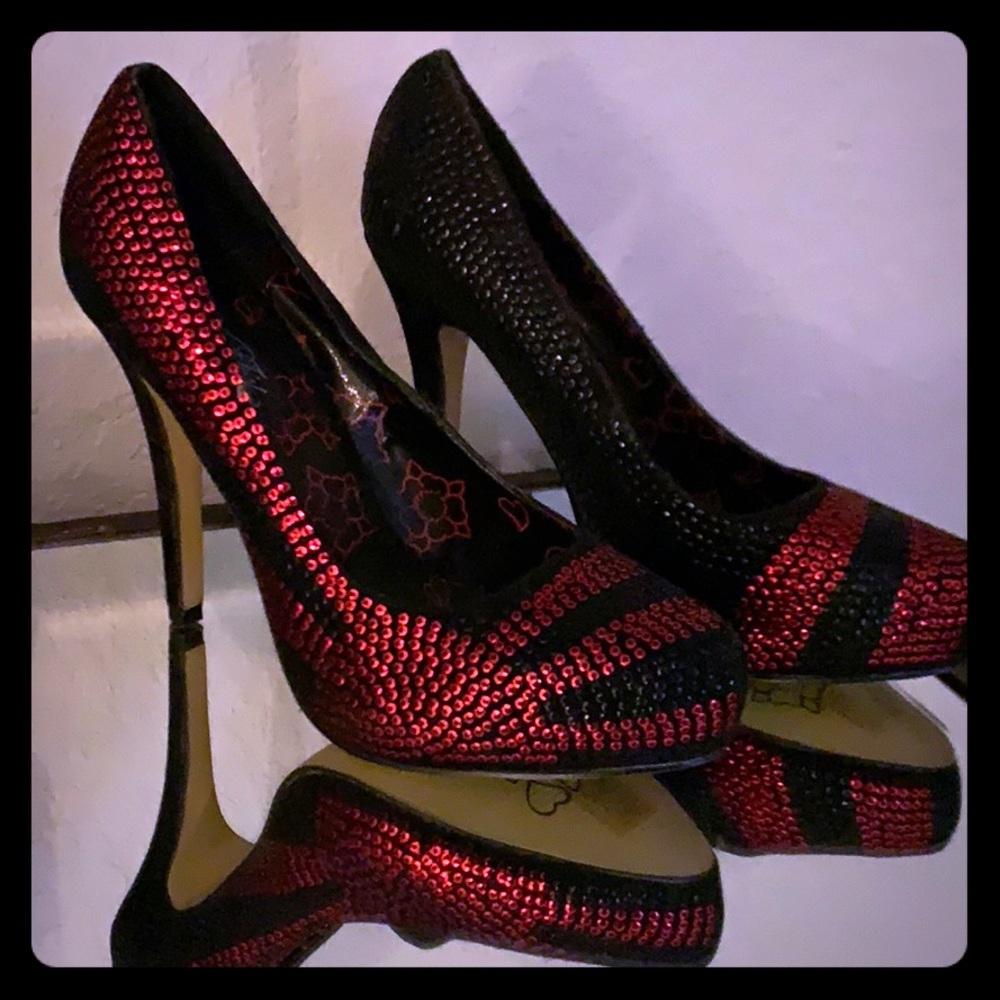 Rising Sun, sequin shoes size 9